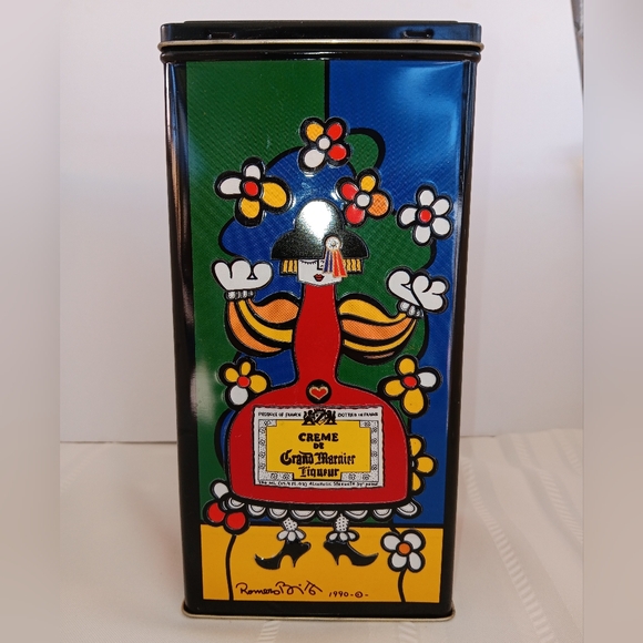 Other - Romero Britto Artist Tin 1999 Crackers Sz.